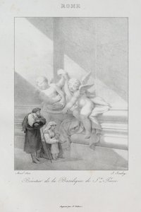 Viaje para a Itália em 1822, 1833. de Jean Baptiste Isabey