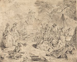 Descanso das tropas de Jean Baptiste Joseph Pater