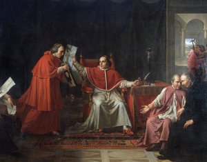 Assinatura da Concordata entre a França e o Santo Siege, pelo Papa Pio VII (1742 - 1823), 15 de agosto