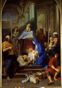 Apresentação no Temple Peinture de Jean Jouvenet