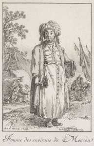 Frau aus den Vororten von Moskau, 1768