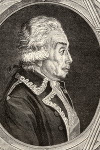 Conde Nicolas Luckner, gravado por Pannemaker-Ligny, de "História da Revolução Francesa" por Louis Blanc (1811-82) de Jean Baptiste Lienard