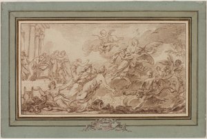 Boreas Abducting Oreithyia, c. 1755-1760.
