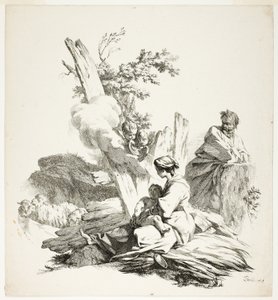 A fuga para o Egito de Jean Baptiste Marie Pierre