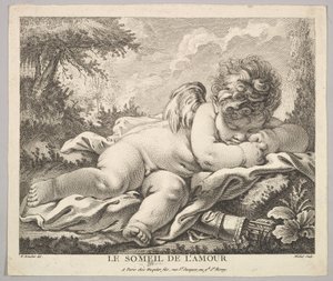 O Sono de Cupido. de Jean Baptiste Michel
