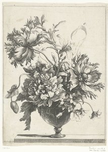Vaso de vidro com flores
Vasos com flores (título da série)