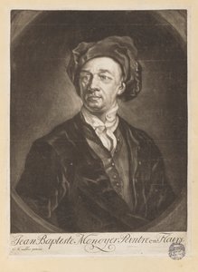 Retrato de Monnoyer de "O Livro de Todos os Tipos de Flores da Natureza" de Jean Baptiste Monnoyer