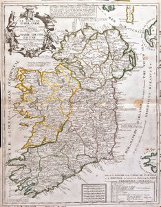 Mapa do Reino da Irlanda, dedicado a Marie d