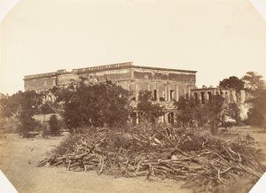 [Metcalfe House, Delhi], 1858-61. de Jean Baptiste Oscar Mallitte