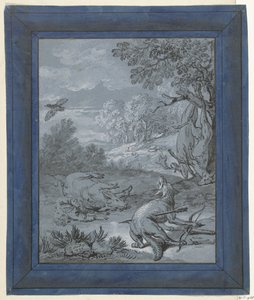O lobo e o caçador / Le Loup et le Chasseur
Ilustrações para fábulas de Jean de la Fontaine (título da série) de Jean Baptiste Oudry