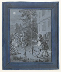 Um animal na Lua / Un Animal dans la Lune
Ilustrações para fábulas de Jean de La Fontaine (título da série) de Jean Baptiste Oudry