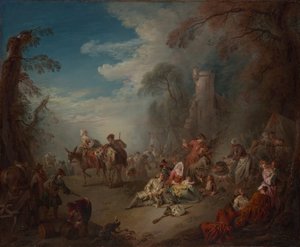 Tropas em repouso, ca. 1725