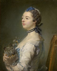 Magdaleine Pinceloup de la Grange, nascida de Parseval de Jean Baptiste Perronneau