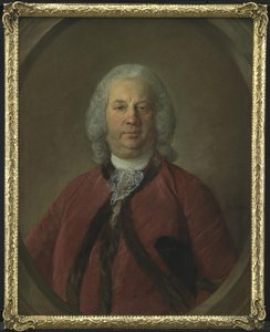 Retrato de Frederik Hansen de Liliendal, cônsul dinamarquês em Bordeaux de Jean Baptiste Perronneau