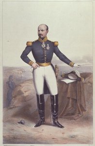 General Louis Jules Trochu (1815-96) (cor litho) de Jean Baptiste Perrot