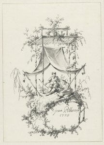 Composição em estilo Chinoiserie de Jean Baptiste Pillement