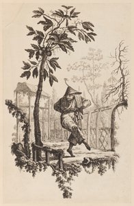 Figura sob o ramo de Jean Baptiste Pillement