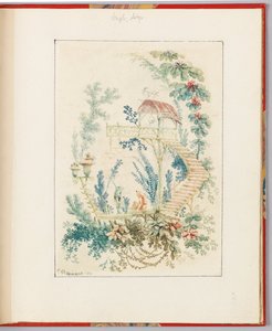 Desenho ornamental de "Nouvelle suite de cahiers arabesques chinois a l