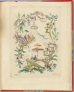 Desenho ornamental de "Nouvelle suite de cahiers chinois a l