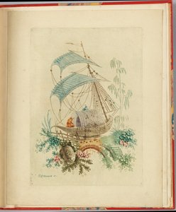Desenho ornamental de "Nouvelle suite de cahiers chinois a l
