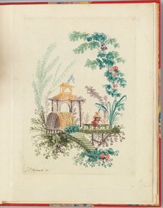 Desenho ornamental de "Nouvelle suite de cahiers chinois a l