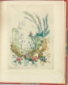 Desenho ornamental de "Nouvelle suite de cahiers chinois a l