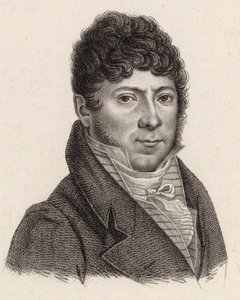 Retrato do violinista e compositor Philippe Libon 1775-1838, 1810. de Jean Baptiste Ponce Lambert