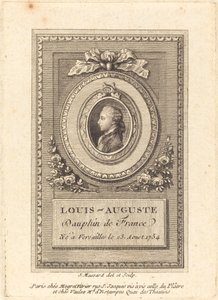 Louis-Auguste, Delfim da França de Jean Baptiste Raphael Urbain Massard