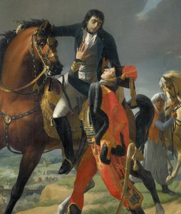 Morte do general Louis Charles Antoine Desaix na batalha de Marengo em 14 de junho de 1800 de Jean Baptiste Regnault