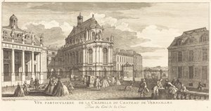 Vue Particuliere de la Chapelle du Chateau de Versailles