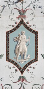 Design de papel de parede arabesco (detalhe) (ver também 254542)