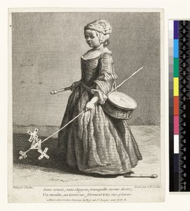 Le Jeune Soldat, gravada por Charles Nicolas Cochin I (1688-1754) 1738 (gravura e gravação) de Jean-Baptiste Simeon (after) Chardin