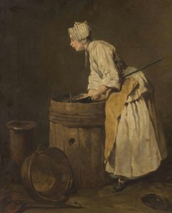 Empregada de limpeza de Jean-Baptiste Simeon Chardin