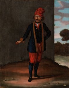 Homem da Ilha de Kithnos (Thermia) de Jean Baptiste Vanmour (workshop of)