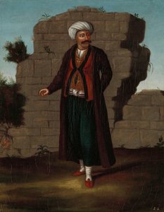 Homem da Ilha de Mykonos de Jean Baptiste Vanmour (workshop of)