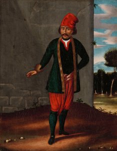 Homem da Ilha de Tinos de Jean Baptiste Vanmour (workshop of)