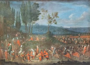 A procissão de embaixadores de Jean Baptiste Vanmour