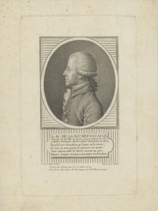 Louis-Alexandre de La Rochefoucauld, duque de Enville 1743-1792, década de 1790.