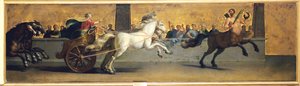 A Educação de Aquiles: Corrida de Carruagens, meados do século XVII