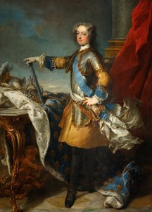 Retrato do rei Luís XV 1710-1774, ca 1723-1724 de Jean Baptiste van Loo