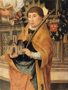 Detalhe da anunciação, 1516-1517 de Jean the Elder Bellegambe