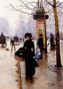 Em parisiense; Um parisiense, de Jean Beraud