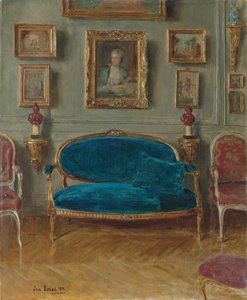 O sofá azul, 1912 de Jean Beraud
