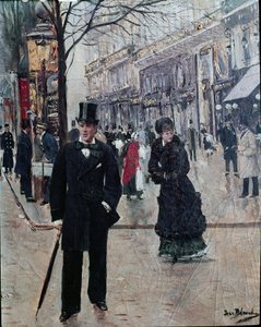 Na avenida de Jean Beraud