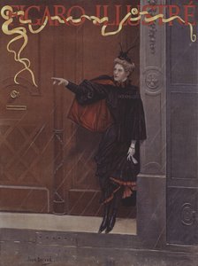 Está chovendo (Está chovendo) Capa do Ilustre Figaro, novembro de 1893