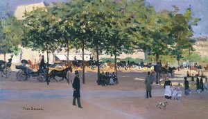 Promenade em uma tarde de domingo, Paris de Jean Beraud