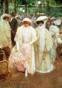 Os Jardins de Paris, ou As Belezas da Noite, 1905 (detalhe de 19977) de Jean Beraud