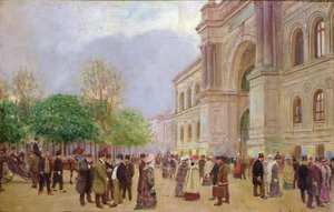 A saída do Salão no Palais de L