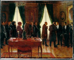 O viúvo (pintura sobre tela) de Jean Beraud