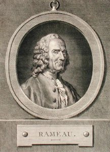 Retrato de Jean Philippe Rameau (1683-1764) gravado por Benoist (gravura) de Jean Bernard (after) Restout